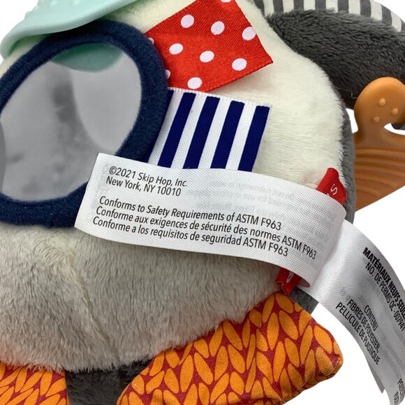 Skip Hop Bandana Buddies Penguin Activity Toy Infant Babies Teether 10" - Picture 4 of 6